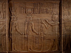MM7836; Cleopatra; Egypt; Philae Temple; Aswan; Isis Temple; Last Pharaohs Ptolemy by Kenneth Garrett