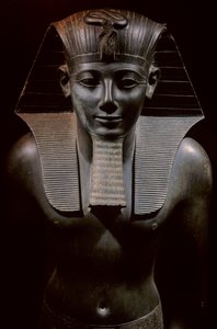 Thutmosis III, Thutmose III, Tuthmose III, statue, Luxor Museum, Egypt, New Kingdom by Kenneth Garrett