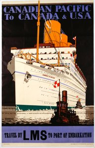 Canadian Pacific to Canada & USA by Kenneth Shoesmith