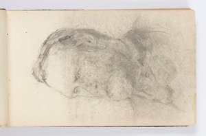 Sketchbook Page: Portrait of Man with Beard by Kenyon Cox