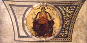 Study for Mosaic, Wisconsin State Capitol, Justice