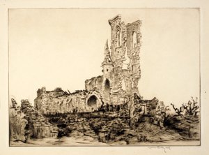 Fleurie Church by Kerr Eby