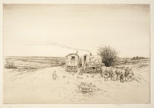 Gypsies, Epsom Downs by Kerr Eby