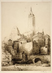 Lower New York by Kerr Eby
