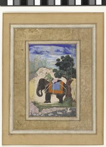 Elephant and Rider by Keshavdas (possibly)