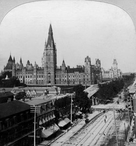 Houses of Parliament, Ottawa, Ontario, Canada by Keystone View Company