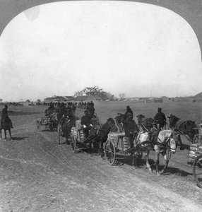 Japanese Military Transportation Train, Manchuria