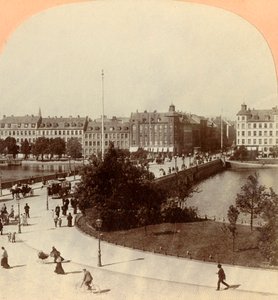 Queen Louise Bridge, Copenhagen, Denmark, 1901