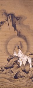 Kannon (Avalokitesvara) in White Robes by Kichizan Mincho