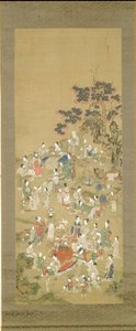 The Kaku Family Engaged in Cultural and Leisure Activities by Kien Yanagisawa