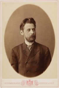 Portrait of the Poet Innokenty Annensky, 1856-1909, c. 1890 by Kiev . Photo studio V. Vysotsky