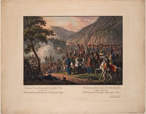 General Count Alexander Ostermann-Tolstoy at the Battle of Kulm on 29 August 1813