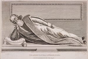 Monument to Sir Edward Bruce in Rolls Chapel, Chancery Lane, London by King