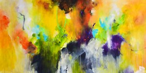 Vibrant Abstract Flow by Kirsten Handelmann