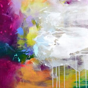 Vibrant Abstract Flow by Kirsten Handelmann