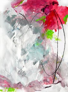 Vibrant Abstract Strokes by Kirsten Handelmann