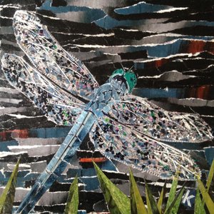 Dart - Emperor Dragonfly At Riverside by Kirstie Adamson