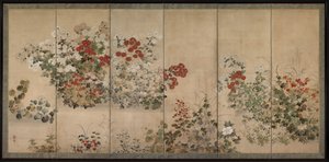 Flowers and Grasses by Kitagawa Sosetsu