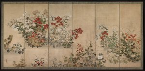 Flowers of the Four Seasons by Kitagawa Sosetsu