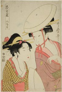 Act VIII (Hachidanme), from the series The Treasury of Loyal Retainers (Chushingura) by Kitagawa Utamaro