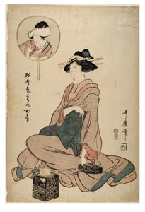 Actor Segawa Roko in the manner of a wife by Kitagawa Utamaro