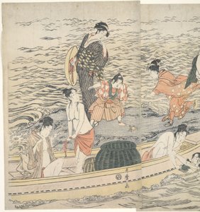 Awabi Shell Divers at Enoshima by Kitagawa Utamaro