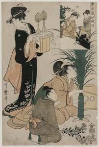 Chushingura: Act IV of The Storehouse of Loyalty by Kitagawa Utamaro
