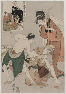 Chushingura: Act XI of The Storehouse of Loyalty by Kitagawa Utamaro