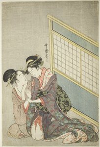 Double Pillow by Kitagawa Utamaro