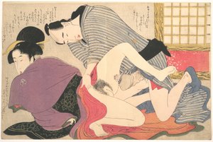 Erotic Print by Kitagawa Utamaro