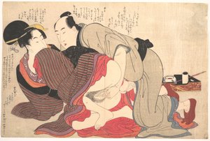 Erotic Print by Kitagawa Utamaro