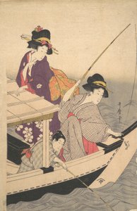 Fishing by Kitagawa Utamaro