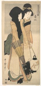 Geisha from the series Three Amusements of Contemporary Beauties by Kitagawa Utamaro
