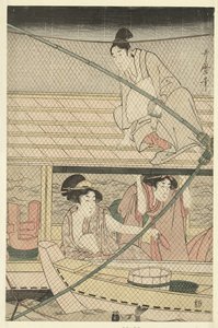 Night Fishing by Kitagawa Utamaro