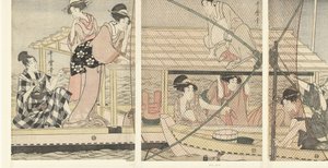 Night Fishing by Kitagawa Utamaro