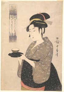 Okita of the Naniwaya Teahouse by Kitagawa Utamaro