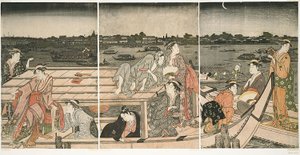 Pleasure-Boating on the Sumida River