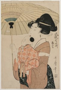 Prayers for Rain, from the Series Seven Elegant Komachi by Kitagawa Utamaro