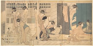 Scene in the Yoshiwara by Kitagawa Utamaro
