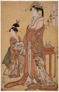 Takigawa of the Ogiya Eight, from the series Immortals in the Art of Love, 1793