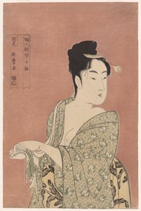 The Faddish Type from the series Ten Types in the Physiognomy of Women by Kitagawa Utamaro