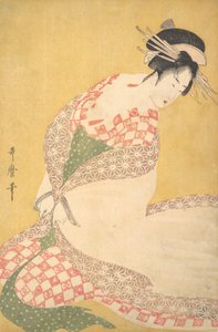 The Outer Robe by Kitagawa Utamaro
