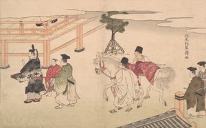 Hakuba no Sechie by Kitao Shigemasa