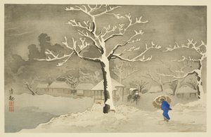 Lower Embankment at Mimeguri, Mukojima by Kiyochika Kobayashi