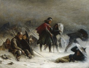 King Sverre in a Blizzard in the Voss Mountains