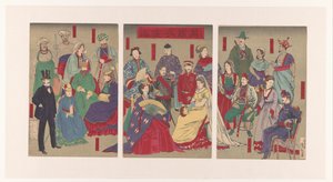 Depiction of Costumes in All Countries by Kobayashi Kiyochika