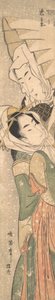 Girl and Lover in Snow, early 19th century