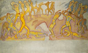 Clash of the Titans by Koloman Moser