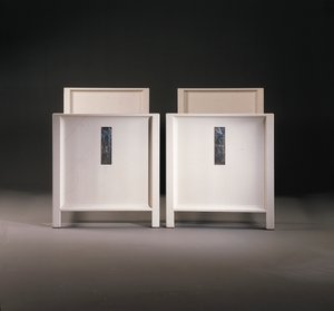 A Pair of Wiener Werkstatte Single Beds by Koloman Moser