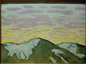 Mountain Peak in Snow